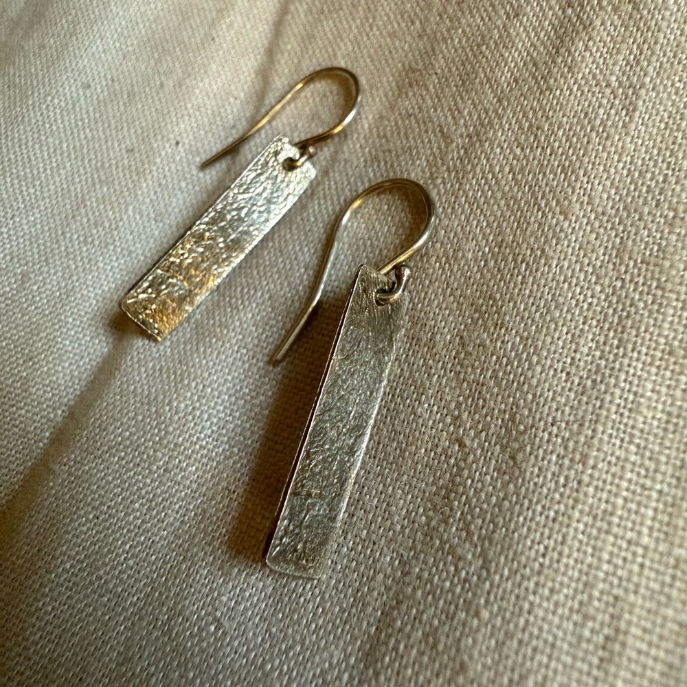 Silpada Sterling Silver Textured Silver Earrings